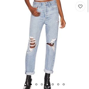 Agolde 90's Mid Rise Loose Fit in Fall Out Jeans Size 26